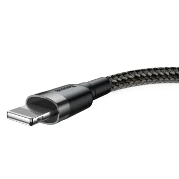 Baseus Cafule Nylon USB - Lightning Cable 1m Black