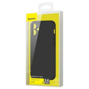 Baseus Liquid Silica Gel Case for iPhone 12 Mini Black