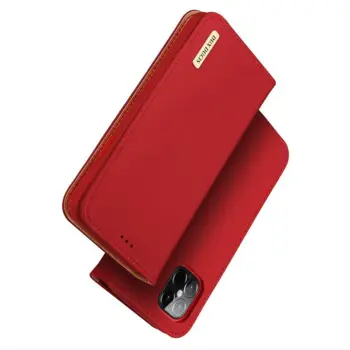 DUX DUCIS Wish Flip Case for iPhone 12 Pro Max Red