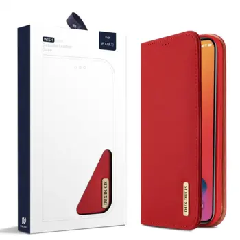DUX DUCIS Wish Flip Case for iPhone 12 Pro Max Red
