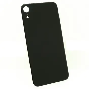 iPhone XR bagglas uden logo - sort
