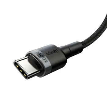 Baseus Cafule Series USB Type C - USB Typ C (100W) Kabel 2m Sort