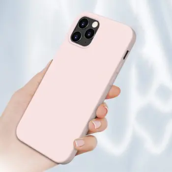 Soft Silicone Case for iPhone 12/12 Pro Pink
