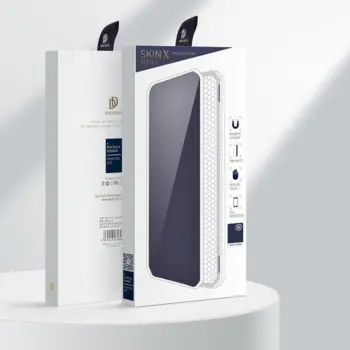 DUX DUCIS Skin X Bookcase type case for iPhone 11 Pro Dark Blue
