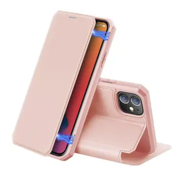 DUX DUCIS Skin X Bookcase type case for iPhone 12 mini Pink