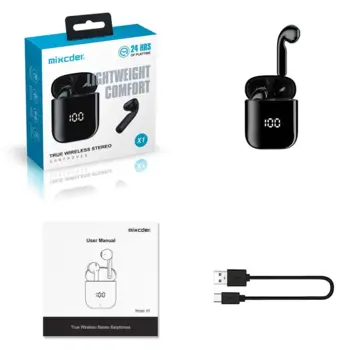 Mixcder Wireless Bluetooth 5.0 TWS Earbuds Black