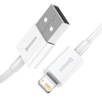 Baseus Superior USB - Lightning Kabel Hvid 1m