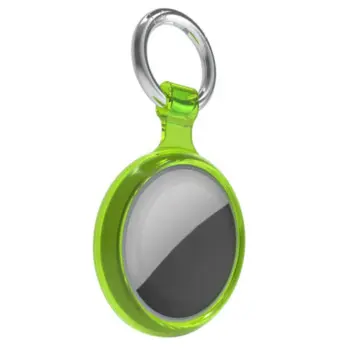 Keychain Case for Apple AirTag Transparent Green