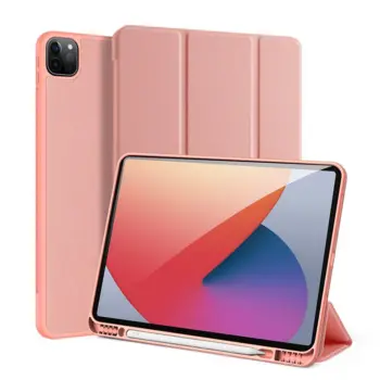 DUX DUCIS Domo Series Tri-fold Cover til iPad Pro 12,9" (2021) Pink