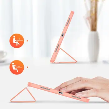 DUX DUCIS Domo Series Tri-fold Cover til iPad Pro 12,9" (2021) Pink
