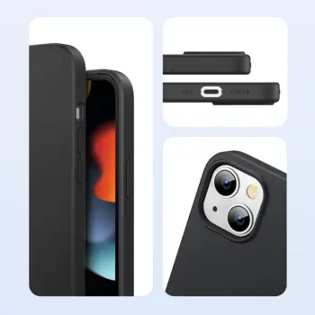 UGREEN Soft Silicone TPU Case for iPhone 13 Black