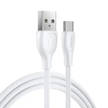Remax Lesu Pro USB - USB Type C Cable 1m White