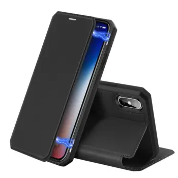 DUX DUCIS Skin X Bookcase type case for iPhone XS Max Black
