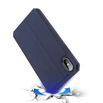 DUX DUCIS Skin X Bookcase type case for iPhone XS Max Blue