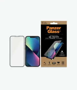 PanzerGlass iPhone 14/13/13 Pro Case Friendly Anti-Glare Sort