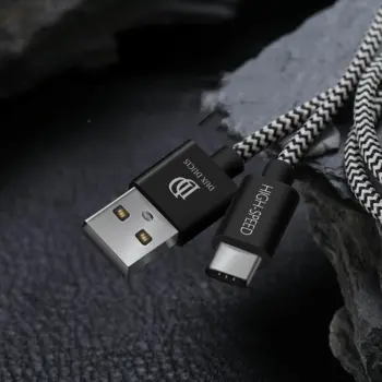 Dux Ducis K-ONE Series USB - USB Typ C Cable 1m Black