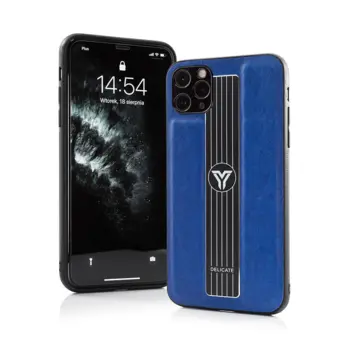 Fasion Case TPU/PU Leather for iPhone 11 Pro Max Blue