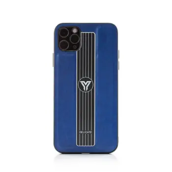 Fasion Case TPU/PU Leather for iPhone 11 Pro Max Blue