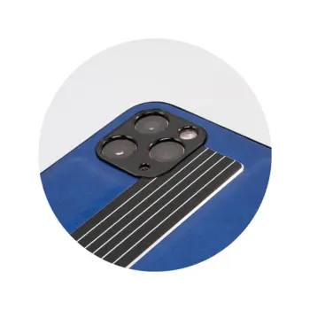 Fasion Case TPU/PU Leather til iPhone 11 Pro Max Blå