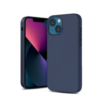 Hard Silicon Cover for iPhone 13 Pro Purple Blue