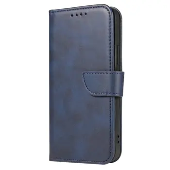 Magnet Case elegant bookcase type case with kickstand for Samsung Galaxy A72 4G/5G Blue
