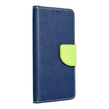 Fancy Book Case for iPhone 13 Navy / Lime