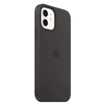 Apple Silicone Case with MagSafe for iPhone 12/12 Pro - Black