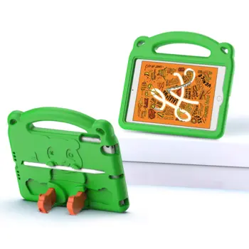 Dux Ducis Panda kids tablet case for iPad Mini 5 / 4 / 3 / 2 / 1 with pen holder Green