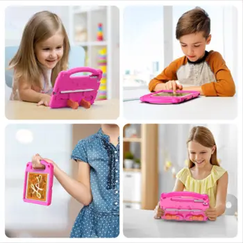 Dux Ducis Panda børne cover til iPad Pro 11'' 2021 / 2020 / 2018 / iPad Air 4 med pen holder Lyserød