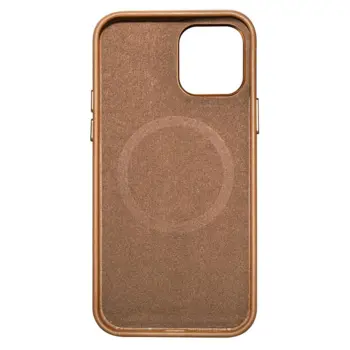 iCarer Genuine Leather Case for iPhone 12 Mini Brown (MagSafe compatible)