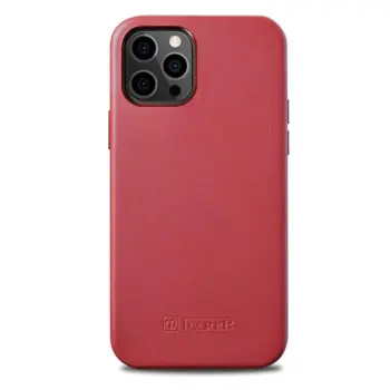 iCarer læder cover til iPhone 12 Pro Max rød (MagSafe kompatibel)