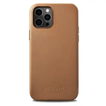 iCarer Genuine Leather Case for iPhone 12 Pro Max Brown (MagSafe compatible)
