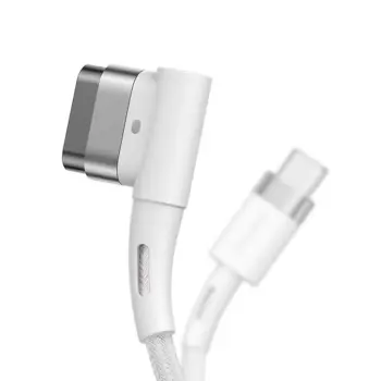 Baseus Zinc Magsafe 1 magnetic power cable for MacBook Power - USB Type C 60W 2m white