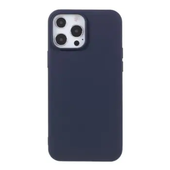 Hard Silicone Case til iPhone 13 Pro Max Mørkeblå