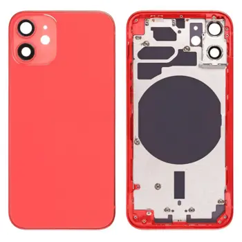 iPhone 12 Mini bagcover uden logo - rød
