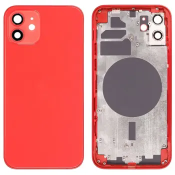 iPhone 12 bagcover uden logo - rød