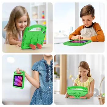 Dux Ducis Panda børne cover til iPad Mini 6 (2021) med pen holder Grøn