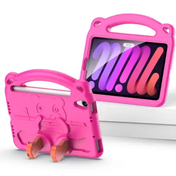 Dux Ducis Panda kids tablet case for iPad Mini 6 (2021) with pen holder Pink