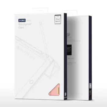 DUX DUCIS Domo Series Tri-fold Cover til iPad Mini 6 (2021) Pink