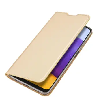 DUX DUCIS Skin Pro Flip Cover til Samsung A22 5G Guld