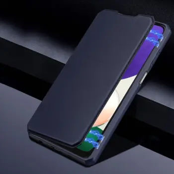 DUX DUCIS Skin X Flip Case for Samsung A22 5G Blue
