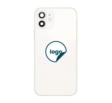 iPhone 12 bagcover - OEM (hvid)
