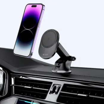 Magnetic Car Holder MagSafe - Compatible with Wireless Charging 15W