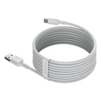 Baseus Data USB - USB Type C Kabel 40W. 1.5m Hvid (2 stk. Pakke)
