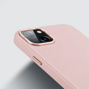 Dux Ducis Grit Læder cover til iPhone 14 Pink (MagSafe Kompatibel)