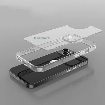 Flexair Hybrid TPU Soft Cover til iPhone 14 Transparent