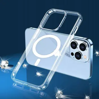 Flexair Hybrid MagSafe TPU Soft Case for iPhone 14 Pro Transparent
