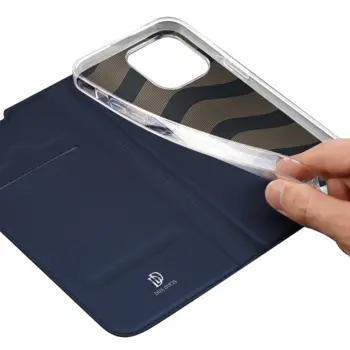 DUX DUCIS Skin Pro Flip Cover til iPhone 14 Pro Blå