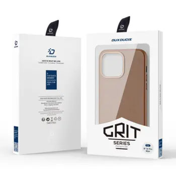 Dux Ducis Grit Læder cover til iPhone 14 Pro Max Brun (MagSafe Kompatibel)