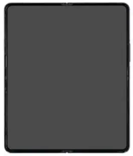 Samsung Galaxy Z Fold 4 OLED skærm med ramme (Phantom Black) (Original)